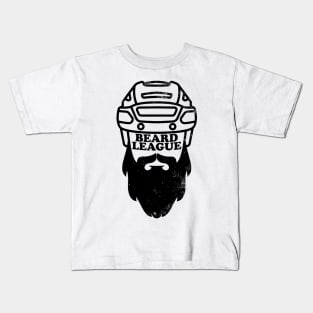 Beard League - Playoff Hockey (black version) Kids T-Shirt